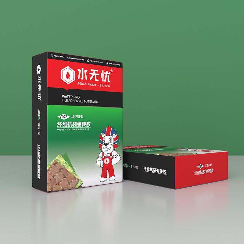水无忧G67纤维抗裂瓷砖胶增强II型