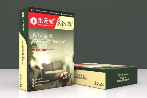 真金白银A32金装防潮抗裂粗底腻子